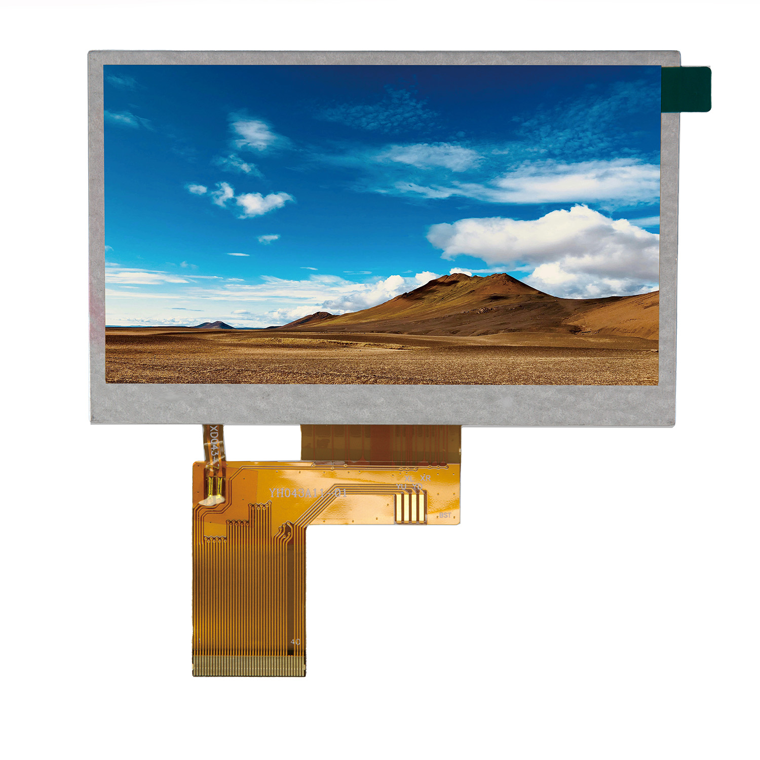 4.3 inch LCD screen
